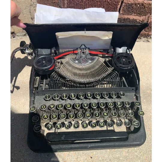 Vintage Smith Corona Sterling Typewriter For Sale In Chicago - Image 6 of 9