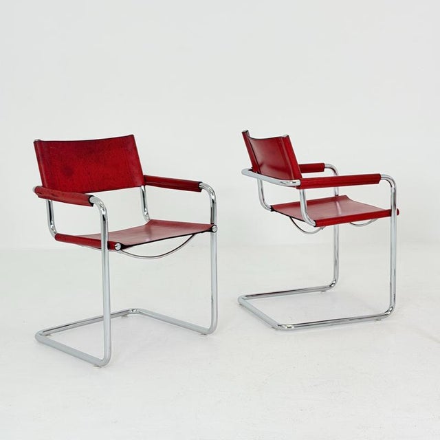 Mid-Century Bauhaus MG5 Cantilever Armchair by Mart Stam for Matteo Grassi, Italy, 1980s For Sale - Image 6 of 18