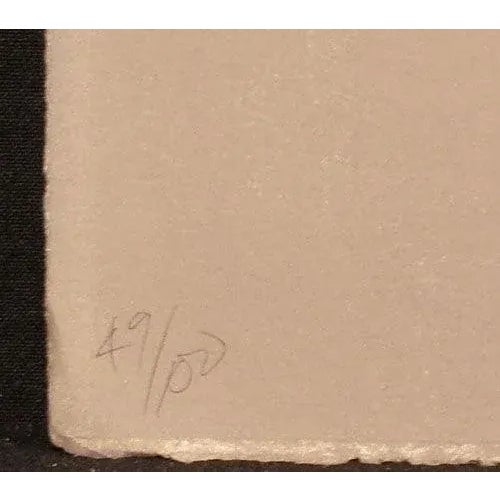 Realism Nancy Steen "Rose" Signed & Numbered Fine Art Lithograph Floral Artwork For Sale - Image 3 of 4