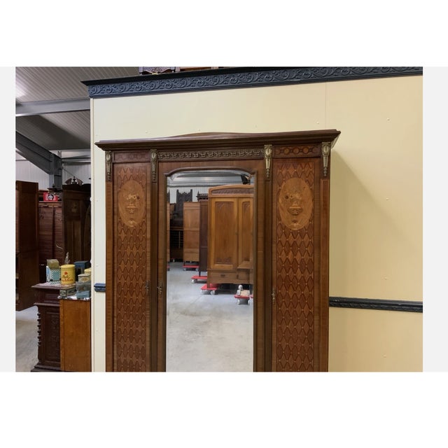 Antique Art Nouveau Linen or Crockery Cupboard, 1910 For Sale - Image 11 of 14