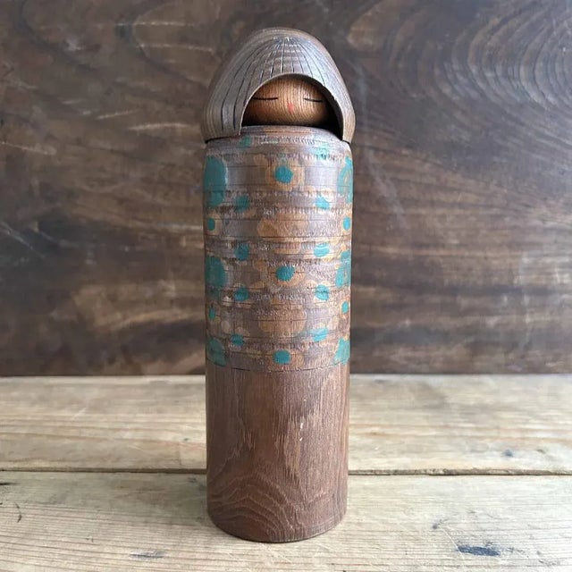Vintage Kokeshi Doll by Miyajima Muhitsu, Japan For Sale - Image 11 of 11
