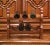 19th Century German Carved Oak Eight-Bottle Counter Wine Rack For Sale - Image 4 of 13