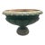 Antique French Style Victorian Cast Iron Garden Urn Tazza Planter — 25" For Sale