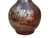 Chinese Brown Lacquer Golden Scenery Decorative Wood Vase Art For Sale - Image 14 of 16