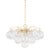 Mitzi Mimi 22.5 in. 6 Light Chandelier in Aged Brass Finish For Sale - Image 9 of 9
