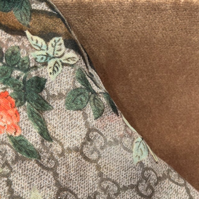 Vintage finds exclusively ours. Our vintage Gucci silk scarf pillows are sustainably sourced, locally made with a history...