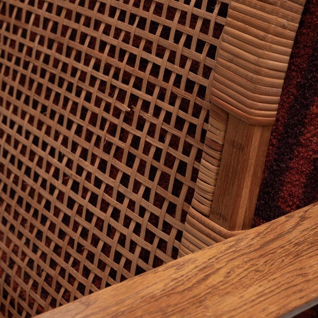 Set of The Runner Chair and Foostool attributed to Børge Mogensen for Frederica Stolefabrik, 1950s For Sale - Image 12 of 16