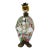 1960s Italian Murano Art Glass Cowboy Clown Decanter Bottle W Head Stopper 13" For Sale
