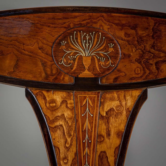 Brown 19th Century Empire Bench, Vienna For Sale - Image 8 of 9