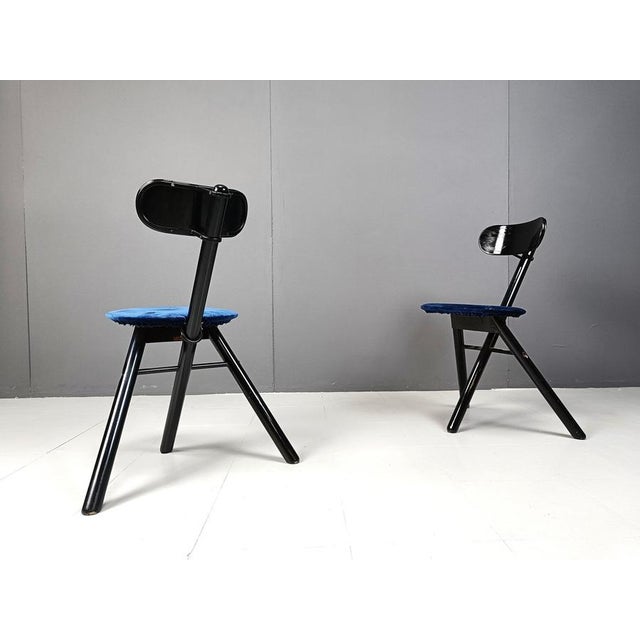 Foldable Stools attributed to Calligaris, 1990s, Set of 2 For Sale - Image 4 of 10