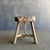Vintage Elm Wood Chop Block Table For Sale - Image 4 of 8
