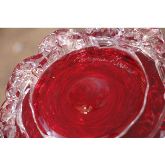 Mid-Century Modern Mid-Century Murano Glass Vase For Sale - Image 3 of 12