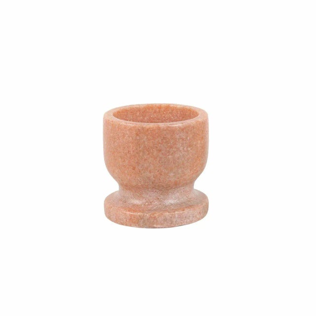 Pink Marble Egg Cup For Sale - Image 4 of 4