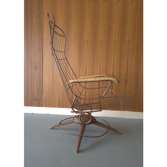 1960s Vintage Mid Century Modern Homecrest Fiesta Lounger Rocker For Sale - Image 5 of 9