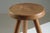 Brown High Ash Stool Berger Model attributed to Charlotte Perriand, France, 1950s For Sale - Image 8 of 18