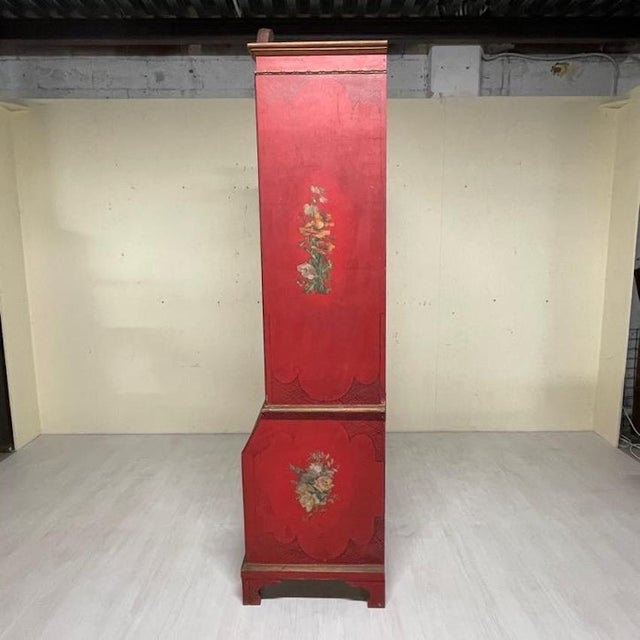 Chinoiserie Trumeau with Chest of Drawers, 1950s For Sale - Image 3 of 18