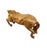 Early 20th Century Antique Carved Raw Wood Carousel Horse Mounted on Metal Stand For Sale - Image 5 of 6