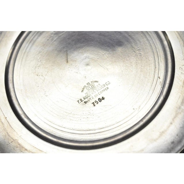 Vintage Fb Rogers 7504 Bulbous Silver Plated Ice Lip Lemonade Water Pitcher For Sale - Image 10 of 11