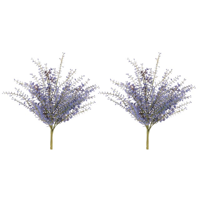 Rustic Lavender Floral Bush (Set of 2) For Sale - Image 3 of 3