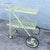Mid-Century Modern Vintage Mid Century Rolling Foldable Two Tier Bar Cart For Sale - Image 3 of 10