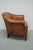 Industrial Vintage Dutch Cognac Colored Leather Club Chair For Sale - Image 3 of 16