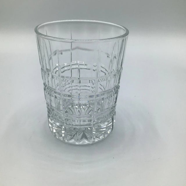 Transparent Old Fashioned and Cooler Glasses - Group of 9 Carrolton by Cristal d'Arques - Durand For Sale - Image 8 of 12