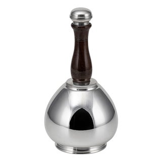 Silver-Plated Skittle Bell Cocktail Shaker by Mappin & Webb, 1930s For Sale
