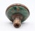 Mid 20th Century Antique Green & Tan Marbled Cast Iron Passage Door Knob For Sale - Image 5 of 5