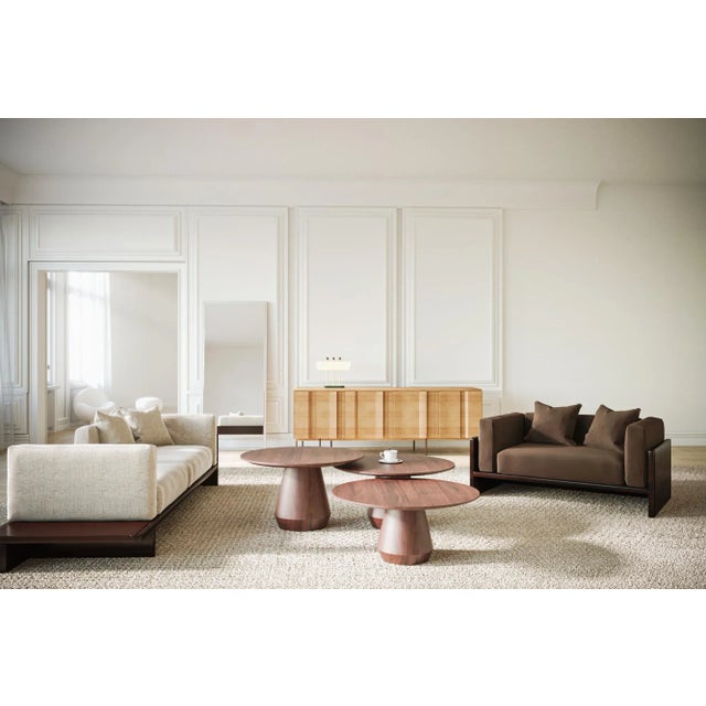 Not Yet Made - Made To Order Charlotte Triple Coffee Tables, Set of 3 For Sale - Image 5 of 6