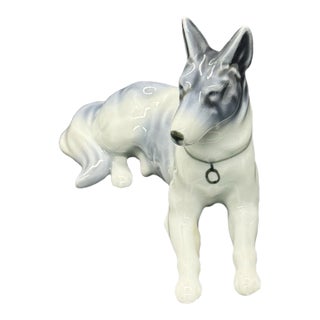 Vintage Japan German Shepherd Dog Porcelain Figurine For Sale