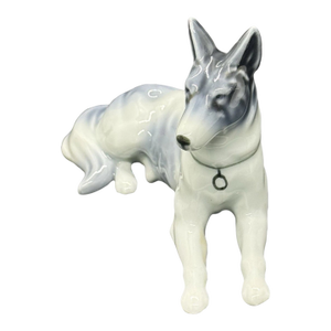 Vintage Japan German Shepherd Dog Porcelain Figurine