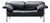 Two-Seater Sofa in Black Leather by Pierluigi Cerri for Poltrona Frau, Italy, 1990s For Sale