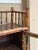 English Bamboo Bookcase Cabinet With Gallery Top and Two Glazed Doors For Sale - Image 12 of 18