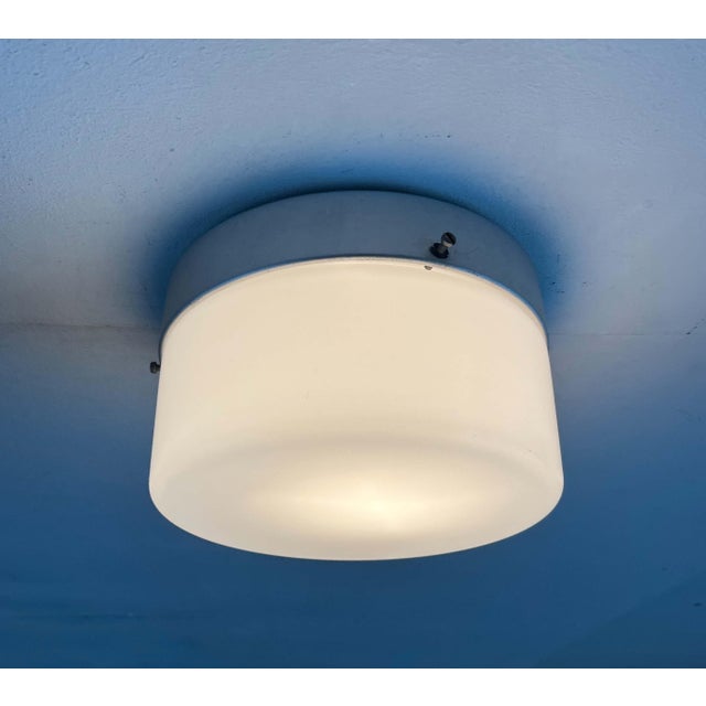 Mid-Century Modern Mid-Century Modern Minimalist Flush Mount SLO Sähköliikkeiden Oy Finland, 1960s For Sale - Image 3 of 17