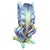 Art Nouveau Majolica Iris Vase Massier, Circa 1880 For Sale - Image 3 of 4