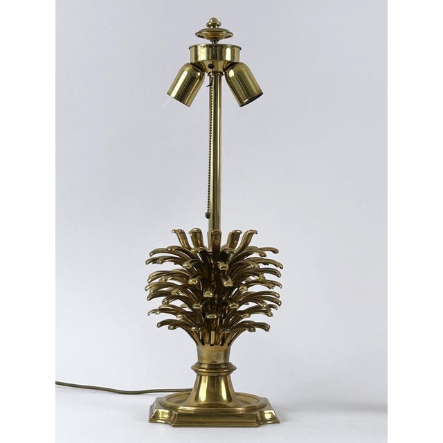 Metal Large Brass Pine Cone Table Lamps from Feese, Germany, 1980s, Set of 2 For Sale - Image 7 of 18