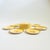 Yellow Lacquerware Floral Coaster Set For Sale In San Francisco - Image 6 of 13