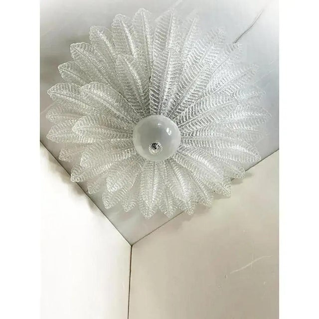 Venetian Murano Glass Flush Mounts from Simoeng, Set of 2 For Sale - Image 9 of 12