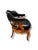 1970s Set of 2-Black Leather Club Chairs For Sale - Image 4 of 6