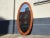 1960s Mid-Century Danish Large Elliptical Mirror in Teak, 1960s For Sale - Image 5 of 5