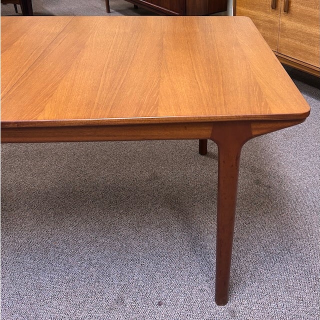 Teak Dining Table by McIntosh Two Butterfly Leaves Mid Century Modern For Sale - Image 18 of 18