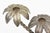 Metal Vintage Coastal 1970's Godinger Silver Plate Palm Tree Candlesticks Pair Of For Sale - Image 7 of 11
