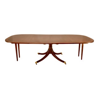 White Furniture Company Dining Table With Two Leaves For Sale