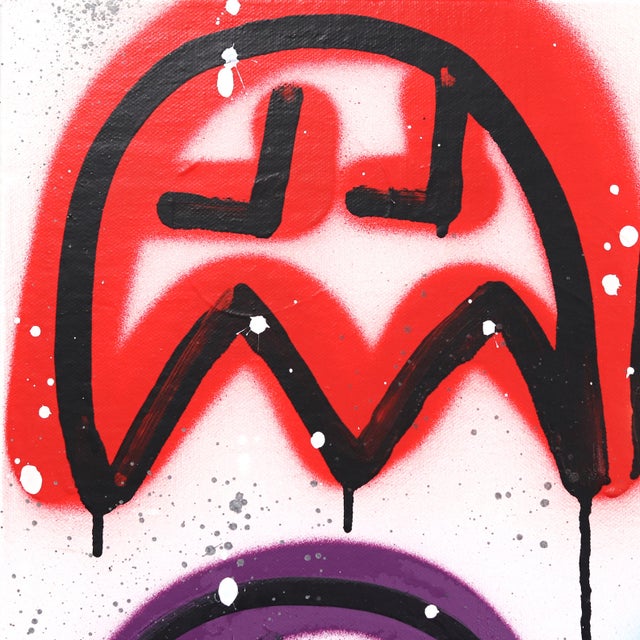 Los Angeles artist Amber Goldhammer paints dramatic abstract compositions in acrylic on canvas featuring energetic...