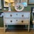 Vintage Italian Neoclassical Style Hand Painted Painted Commode With Faux Marble Top For Sale - Image 11 of 12