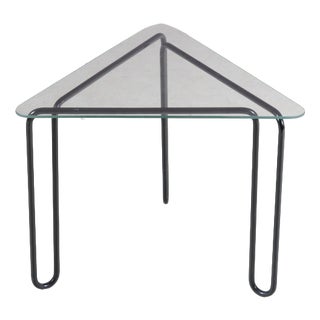 Wire Metal Side Table, Netherlands, 1980s For Sale