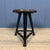 Black Stool with Dark Wooden Seat from Rowac, 1940s For Sale - Image 13 of 14
