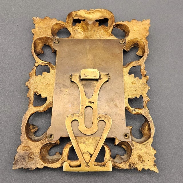 Rococo Rococo Louis XV Style Bronze Frame, 19th Century For Sale - Image 3 of 6