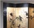 Chinese Vintage Four-Paneled Chinese Coromandel-Style Room Divider Screen For Sale - Image 3 of 13