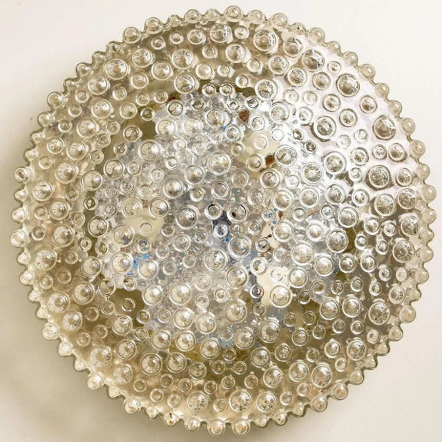 Glass Wall Light/ Flush Mount attributed to Motoko Isshi for Staff, 1970s For Sale - Image 6 of 12